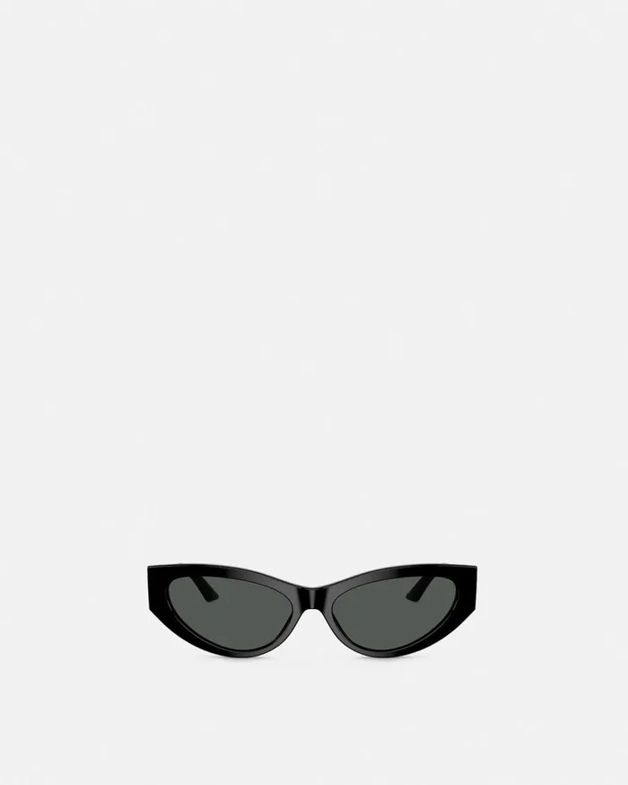 Versace Sunglasses Greca Strass CatEye Sunglasses Blackgold 8211 Women Versace Sunglasses Greca Strass CatEye Sunglasses Blackgold 8211 Women