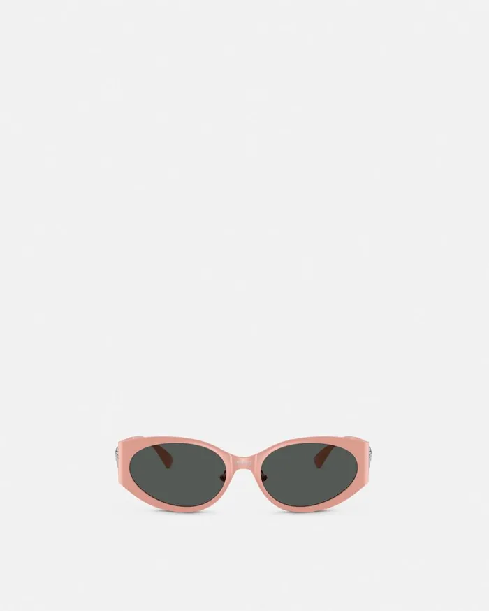 Versace Sunglasses La Medusa Oval Sunglasses Pink 8211 Women Versace Sunglasses La Medusa Oval Sunglasses Pink 8211 Women