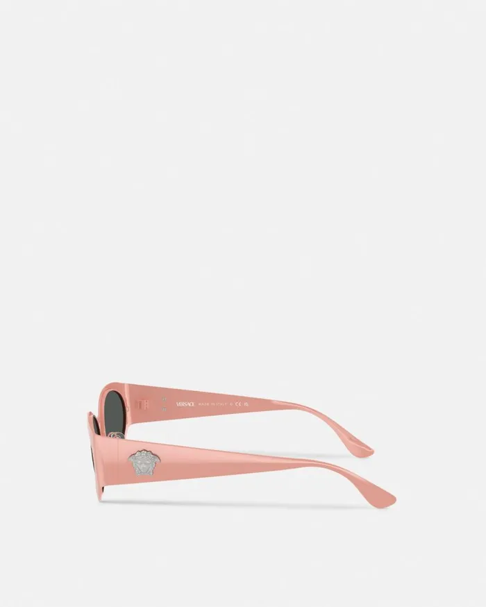 Versace Sunglasses La Medusa Oval Sunglasses Pink 8211 Women Versace Sunglasses La Medusa Oval Sunglasses Pink 8211 Women