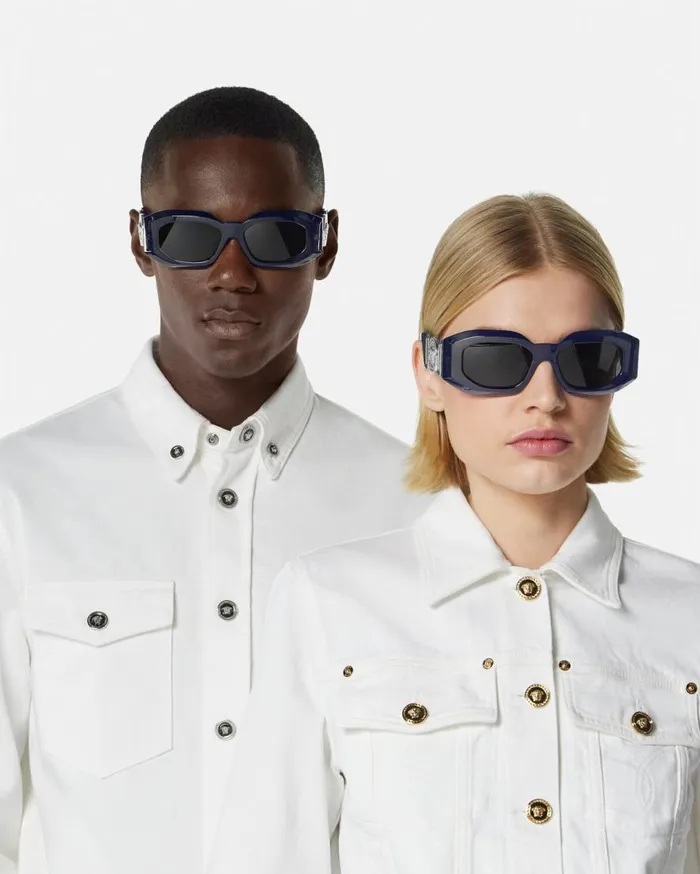 Versace Sunglasses Maxi Medusa Biggie Sunglasses Blue 8211 WomenMen Versace Sunglasses Maxi Medusa Biggie Sunglasses Blue 8211 WomenMen