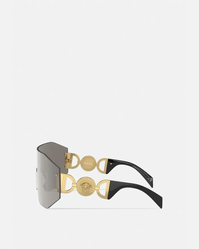 Versace Sunglasses Medusa Biggie Mask Sunglasses Havana 8211 Women Versace Sunglasses Medusa Biggie Mask Sunglasses Havana 8211 Women