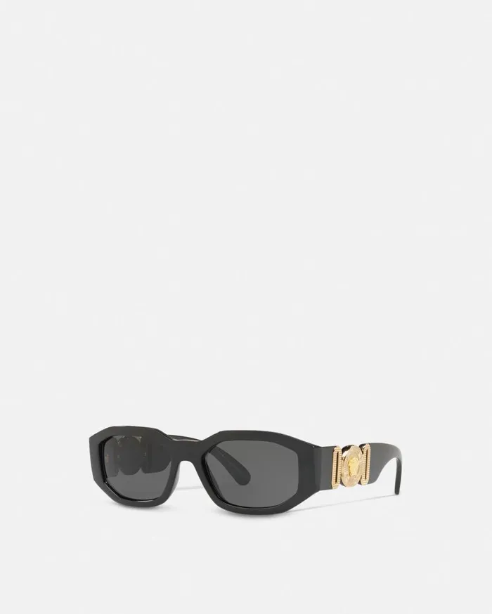 Versace Sunglasses Medusa Biggie Sunglasses Blackgold 8211 WomenMen