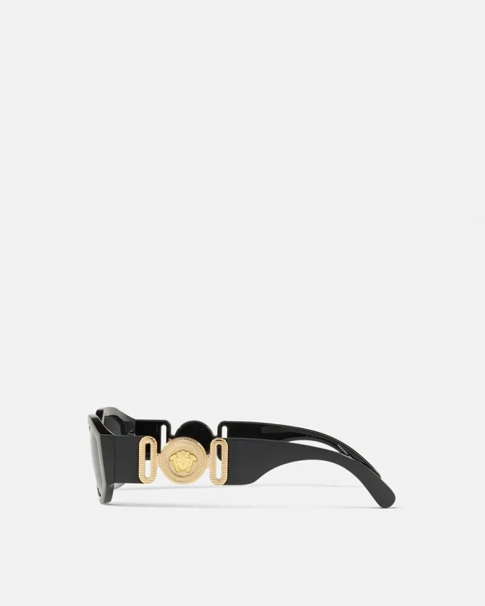 Versace Sunglasses Medusa Biggie Sunglasses Blackgold 8211 WomenMen Versace Sunglasses Medusa Biggie Sunglasses Blackgold 8211 WomenMen