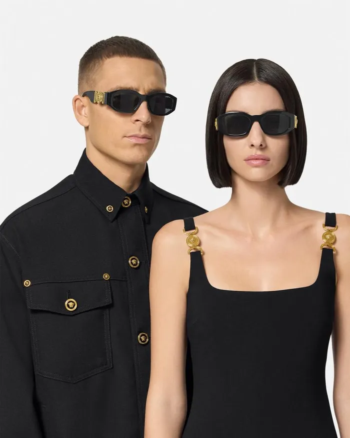 Versace Sunglasses Medusa Biggie Sunglasses Blackgold 8211 WomenMen Versace Sunglasses Medusa Biggie Sunglasses Blackgold 8211 WomenMen