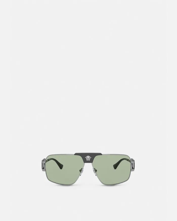 Versace Sunglasses Special Project Squared Sunglasses Havana 8211 Men Versace Sunglasses Special Project Squared Sunglasses Havana 8211 Men
