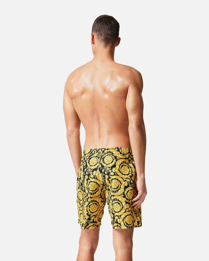 Versace Swimwear Barocco Boardshorts Print 8211 Men Versace Swimwear Barocco Boardshorts Print 8211 Men