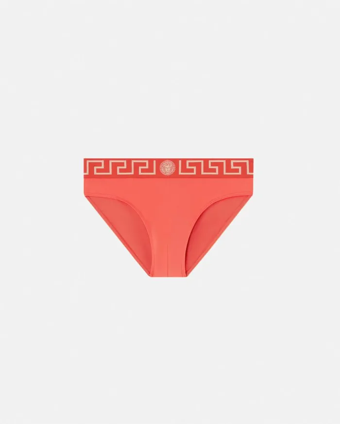 Versace Swimwear Greca Border Swim Briefs Red 8211 Men