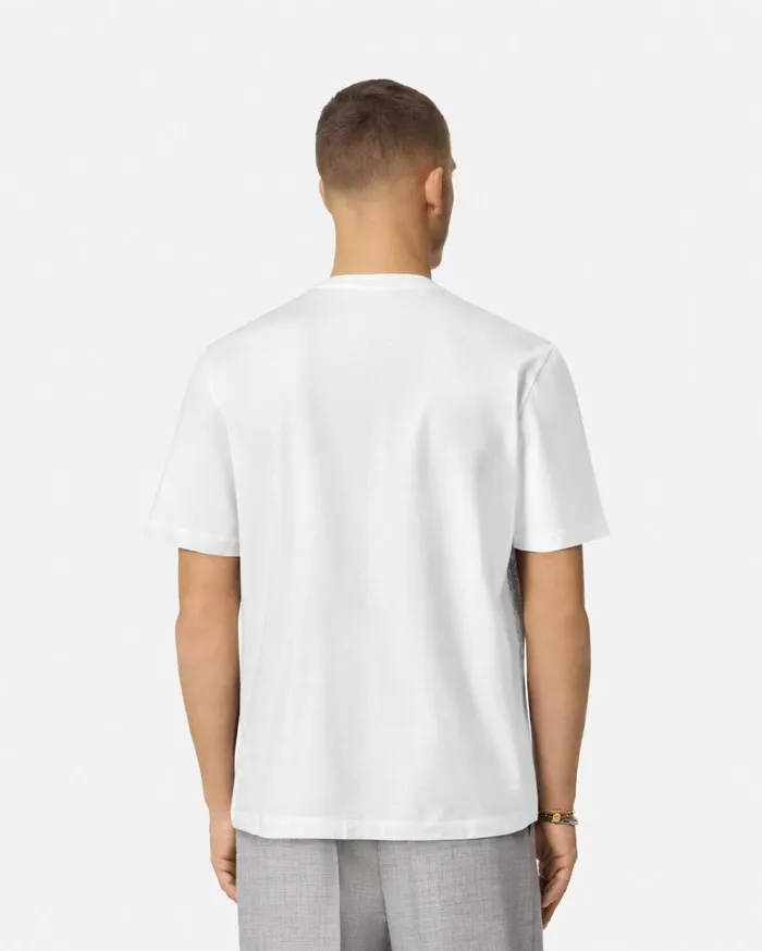 Versace TShirts and Polos Barocco Sea Graphic TShirt Whiteprint 8211 Men Versace TShirts and Polos Barocco Sea Graphic TShirt Whiteprint 8211 Men