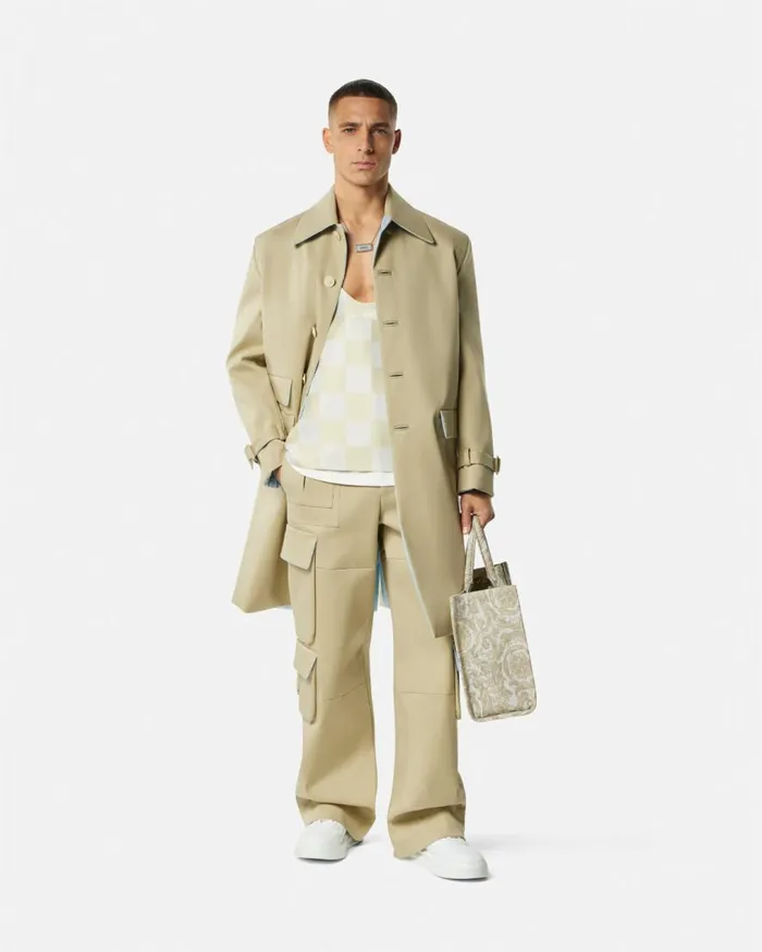 Versace TShirts and Polos Contrasto Duchesse Tank Top Beige 8211 Men Versace TShirts and Polos Contrasto Duchesse Tank Top Beige 8211 Men