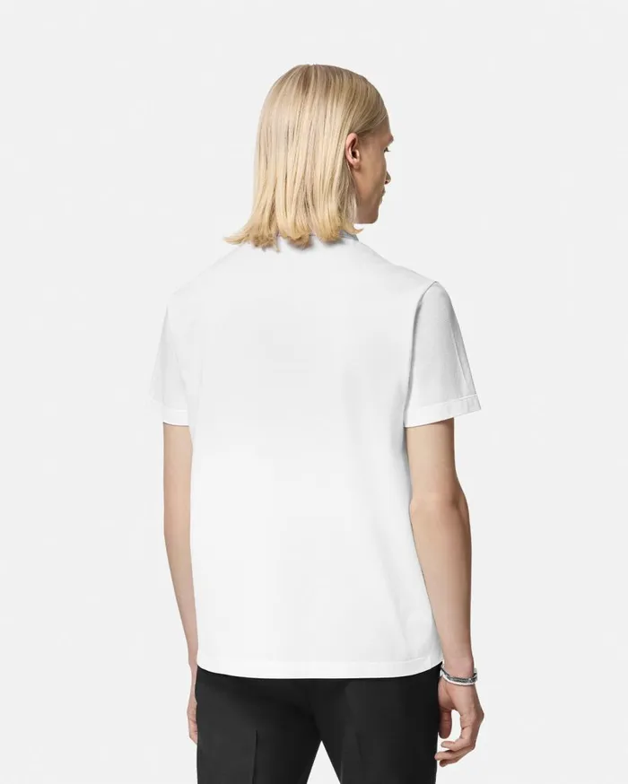 Versace TShirts and Polos Greca Collar Polo Shirt White 8211 Men Versace TShirts and Polos Greca Collar Polo Shirt White 8211 Men