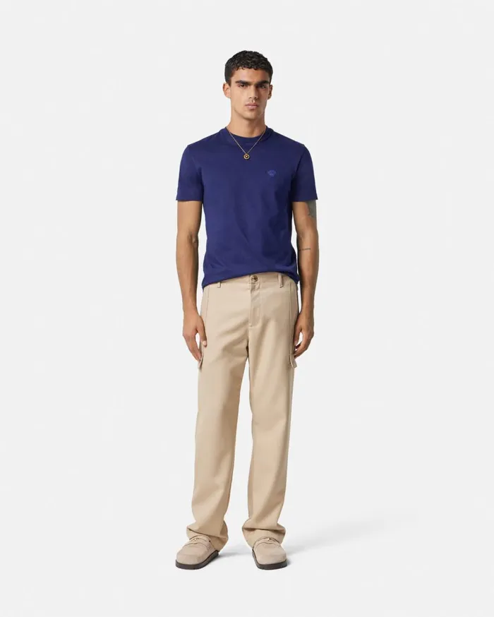 Versace TShirts and Polos Medusa TShirt Blue 8211 Men Versace TShirts and Polos Medusa TShirt Blue 8211 Men