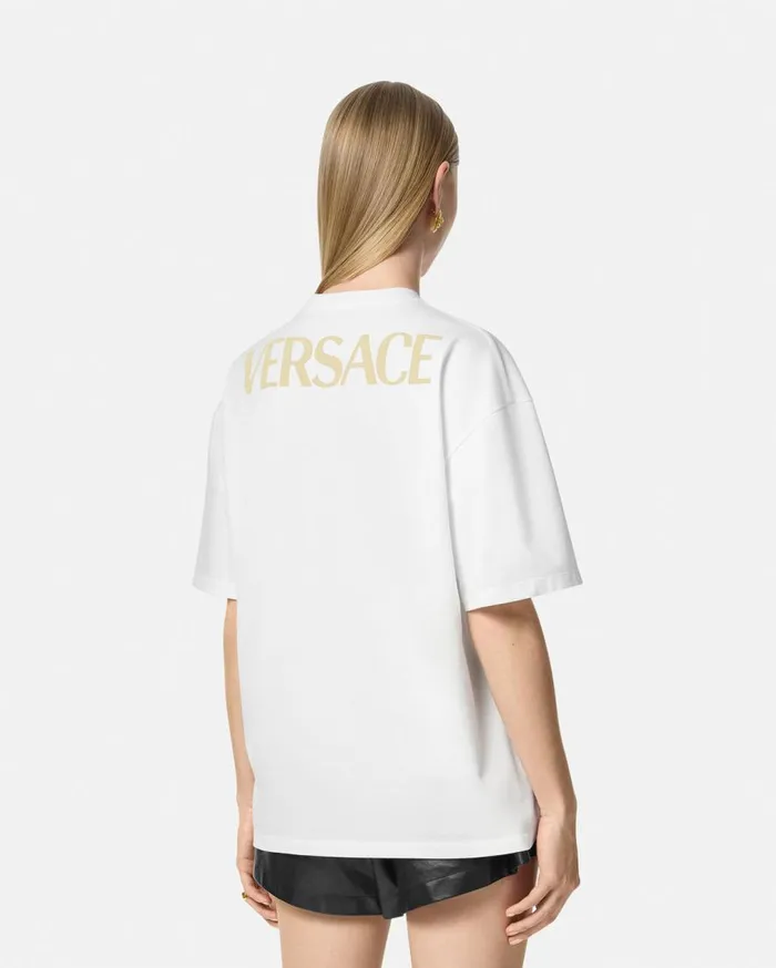 Versace TShirts and Sweatshirts La Coupe Des Dieux Oversized TShirt Whiteprint 8211 Women