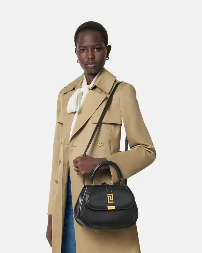 Versace Top Handle Greca Goddess Top Handle Bag Blackgold 8211 Women Versace Top Handle Greca Goddess Top Handle Bag Blackgold 8211 Women