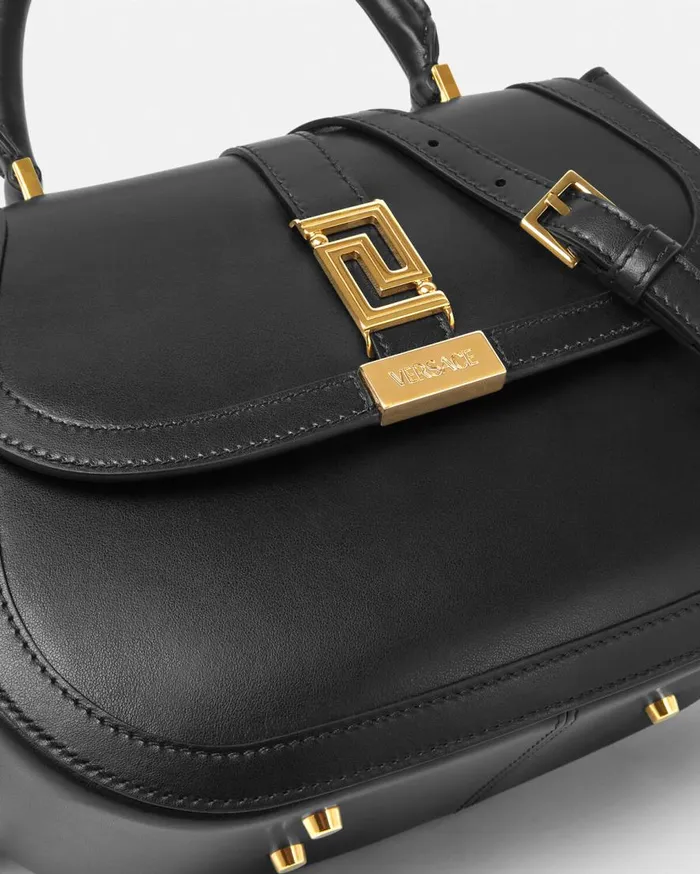 Versace Top Handle Greca Goddess Top Handle Bag Blackgold 8211 Women Versace Top Handle Greca Goddess Top Handle Bag Blackgold 8211 Women