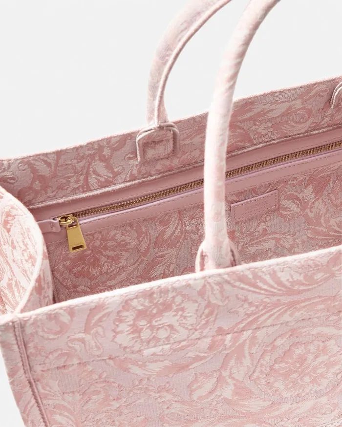 Versace Totes Barocco Athena Large Tote Bag Pinkprint 8211 Women Versace Totes Barocco Athena Large Tote Bag Pinkprint 8211 Women