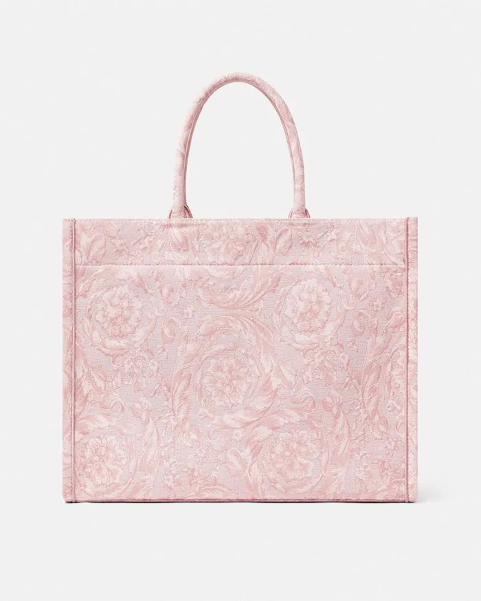 Versace Totes Barocco Athena Large Tote Bag Pinkprint 8211 Women Versace Totes Barocco Athena Large Tote Bag Pinkprint 8211 Women
