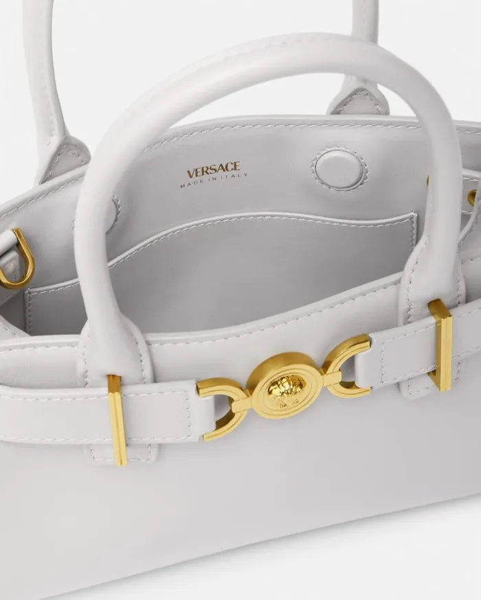 Versace Totes Medusa 03995 Small Tote Bag Gray 8211 Women Versace Totes Medusa 03995 Small Tote Bag Gray 8211 Women