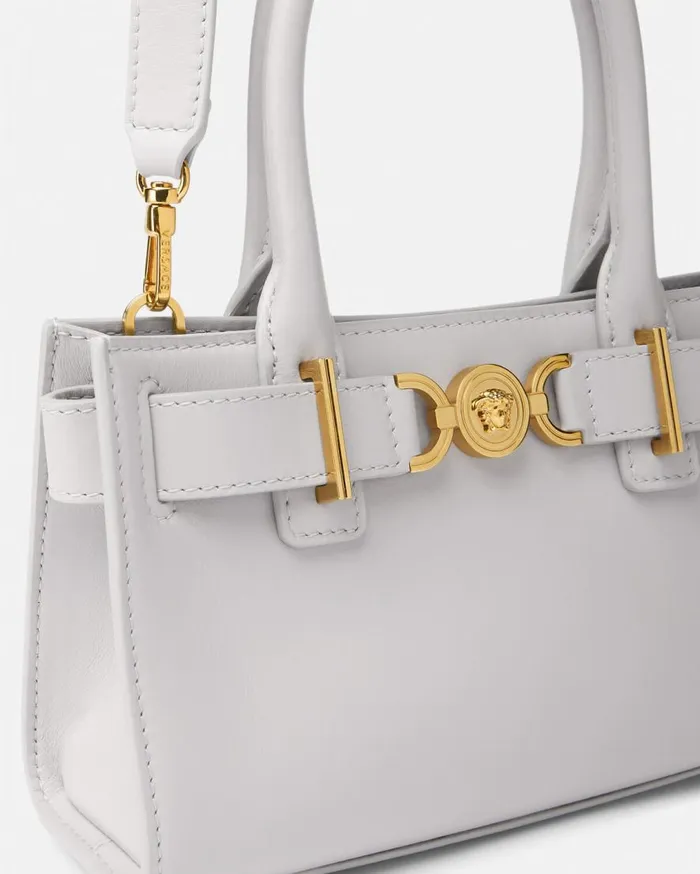 Versace Totes Medusa 03995 Small Tote Bag Gray 8211 Women Versace Totes Medusa 03995 Small Tote Bag Gray 8211 Women