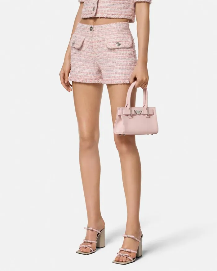 Versace Totes Medusa 03995 Small Tote Bag Light Pink 8211 Women Versace Totes Medusa 03995 Small Tote Bag Light Pink 8211 Women