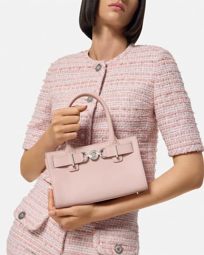 Versace Totes Medusa 03995 Small Tote Bag Light Pink 8211 Women Versace Totes Medusa 03995 Small Tote Bag Light Pink 8211 Women