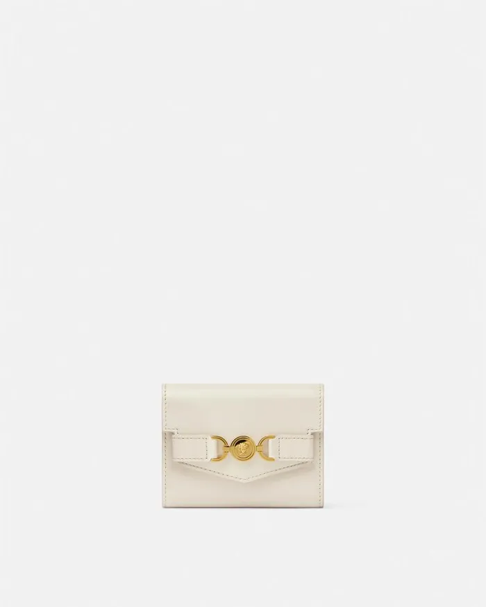 Versace Wallets Medusa 03995 Trifold Wallet Beige 8211 Women