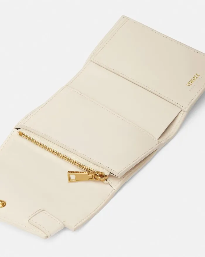 Versace Wallets Medusa 03995 Trifold Wallet Beige 8211 Women Versace Wallets Medusa 03995 Trifold Wallet Beige 8211 Women