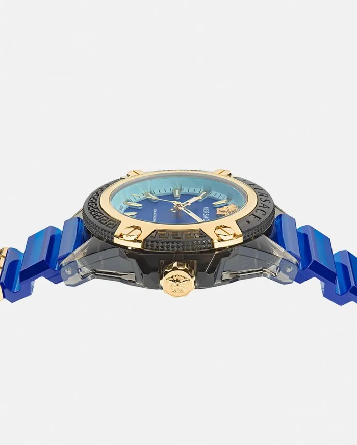 Versace Watches Icon Active Indiglo Watch Blue 8211 WomenMen Versace Watches Icon Active Indiglo Watch Blue 8211 WomenMen