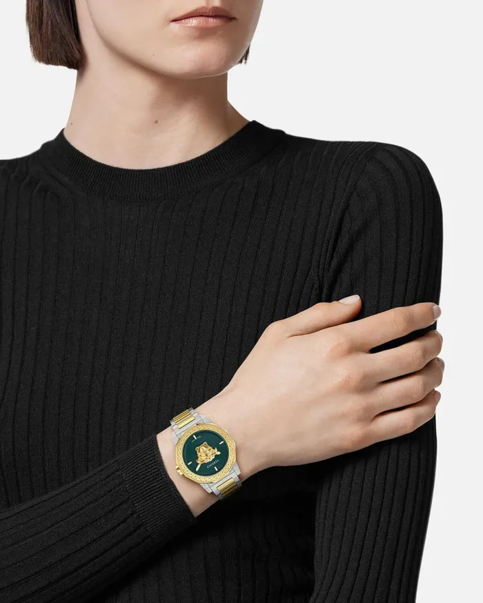 Versace Watches Medusa Deco Watch Silvergold 8211 Women Versace Watches Medusa Deco Watch Silvergold 8211 Women