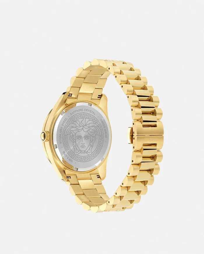 Versace Watches VDome Watch Blackgold 8211 Men Versace Watches VDome Watch Blackgold 8211 Men