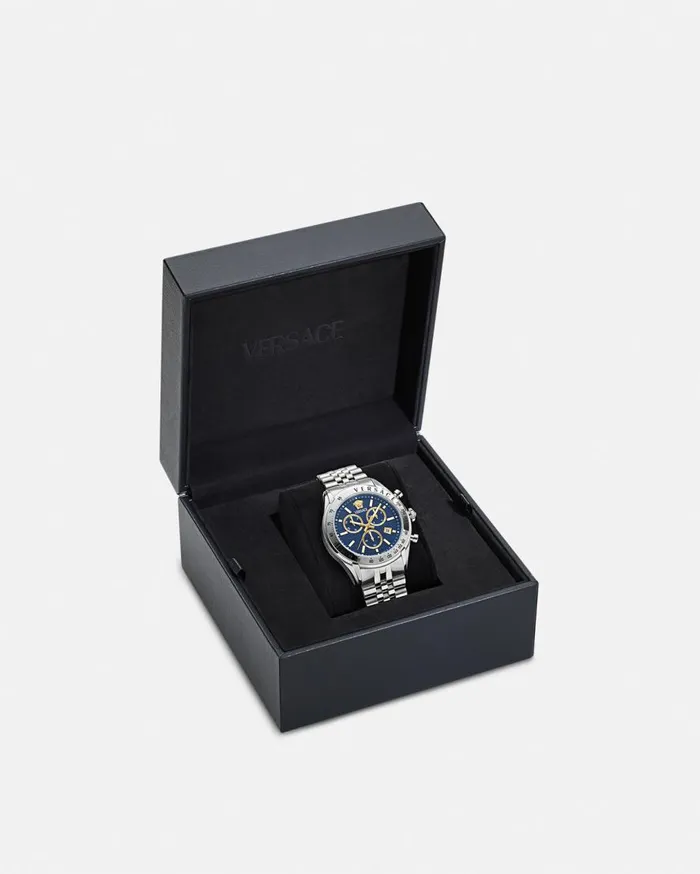 Versace Watches Versace Chrono Master Watch Bluesilver 8211 Men Versace Watches Versace Chrono Master Watch Bluesilver 8211 Men