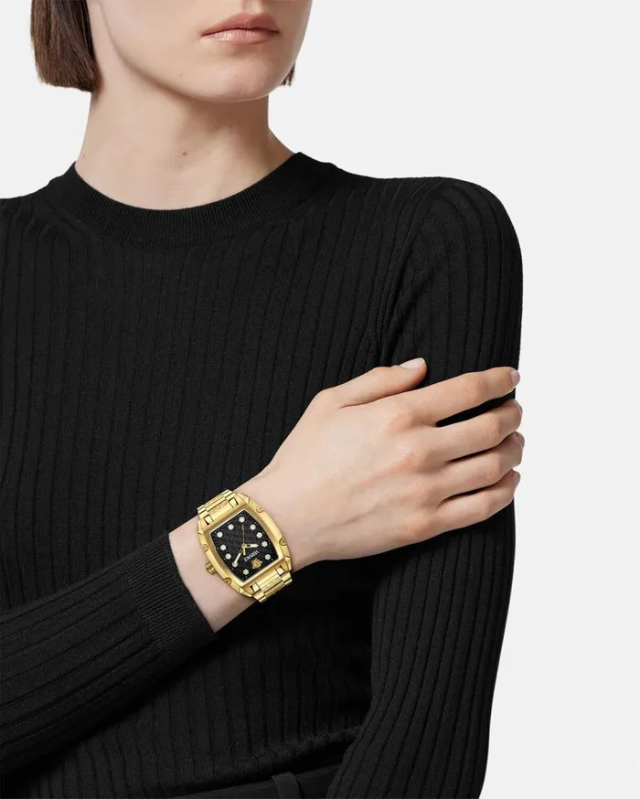 Versace Watches Versace Dominus Lady Watch Blackgold 8211 Women Versace Watches Versace Dominus Lady Watch Blackgold 8211 Women