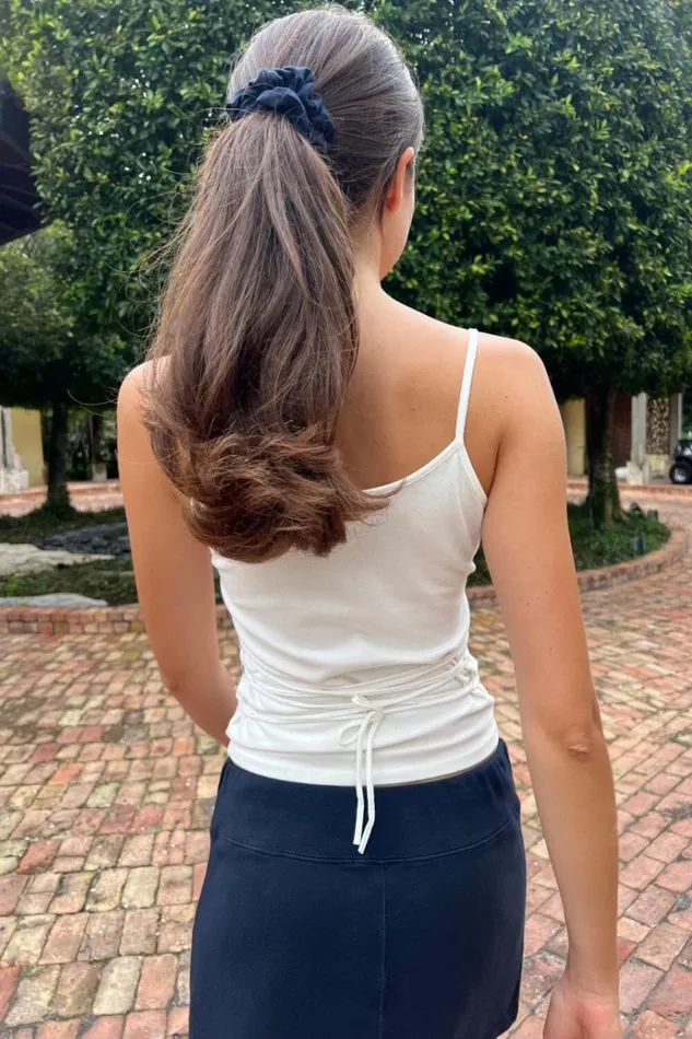 Victoria Tank Natural White Women Brandy Melville Tops