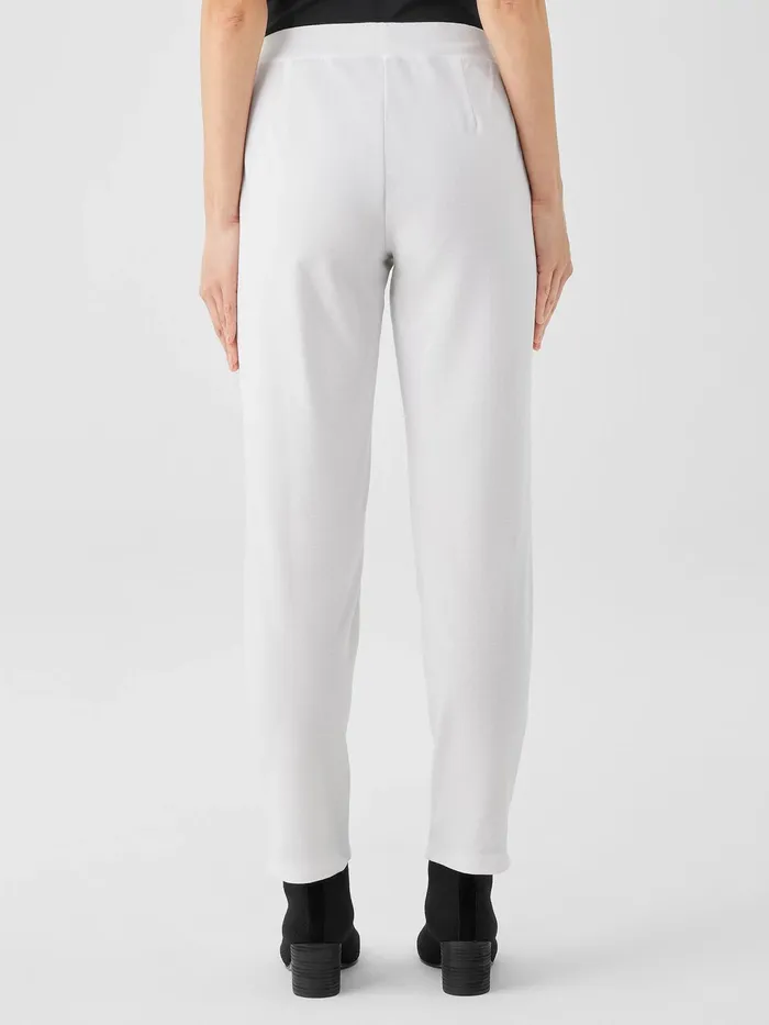 Washable Stretch Crepe Pant White Women Eileen Fisher Sweaters and Cardigans
