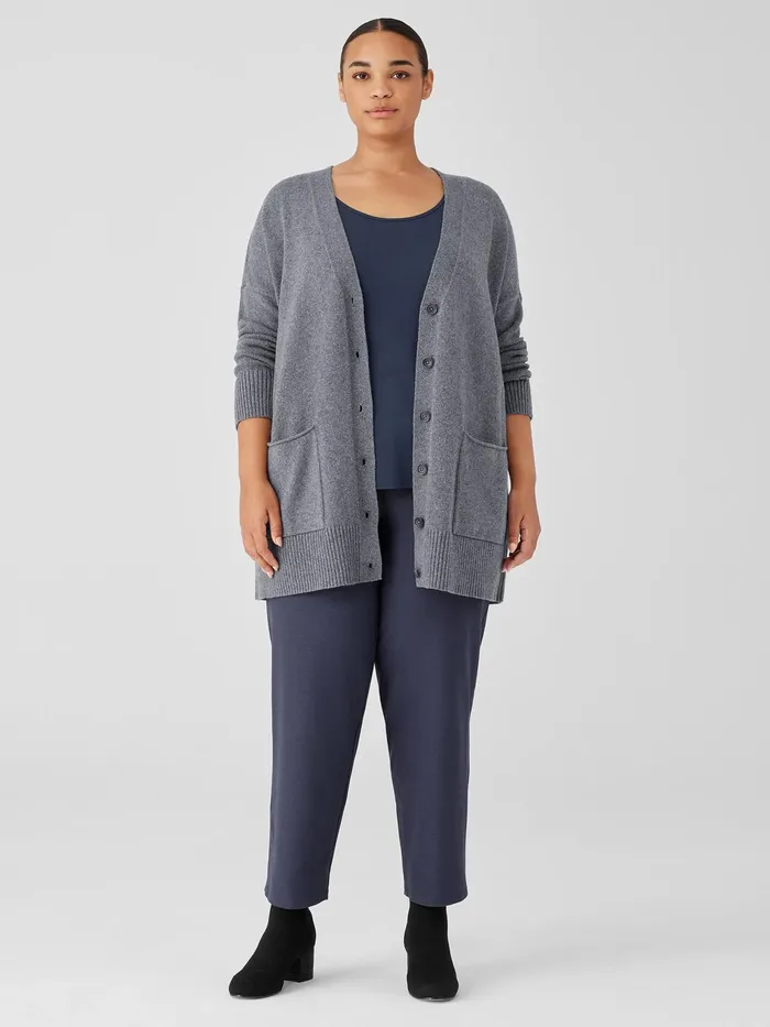 Washable Stretch Crepe Straight Pant Ocean Women Eileen Fisher Pants Shorts and Jumpsuits