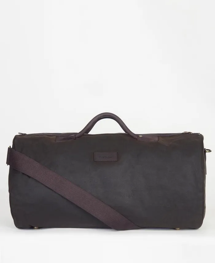 Wax Holdall Navy Men Barbour Bags and Luggage