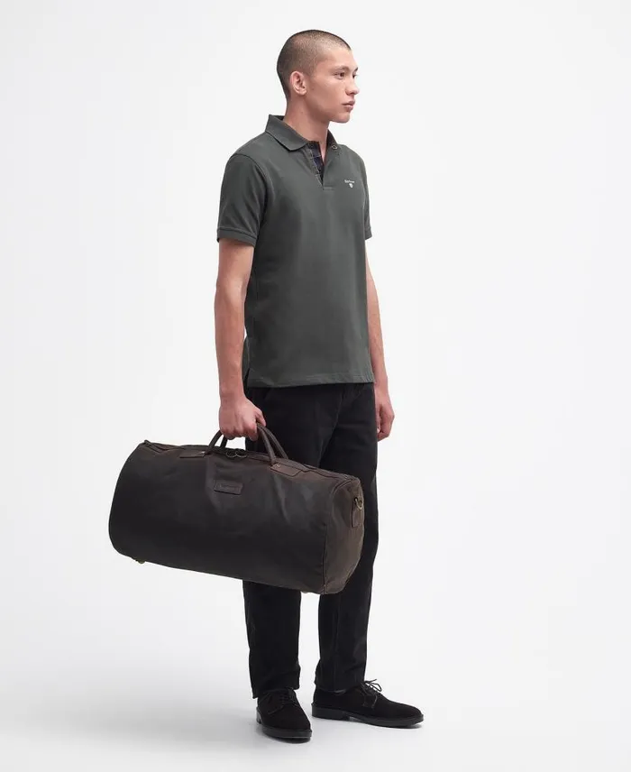 Wax Holdall Navy Men Barbour Bags and Luggage