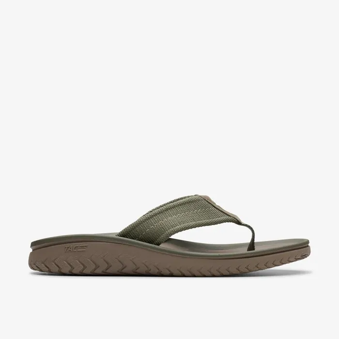 Wesley Belt Olive Men Clarks Sandals and Flip Flops