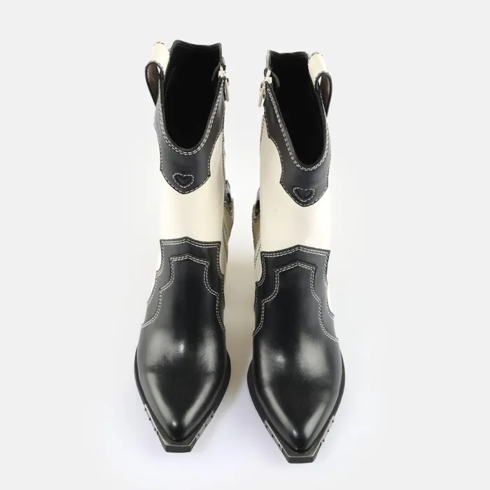 West Boot Mid Whiteblack Buffalo Boots and AnkleBoots West Boot Mid Whiteblack Buffalo Boots and AnkleBoots