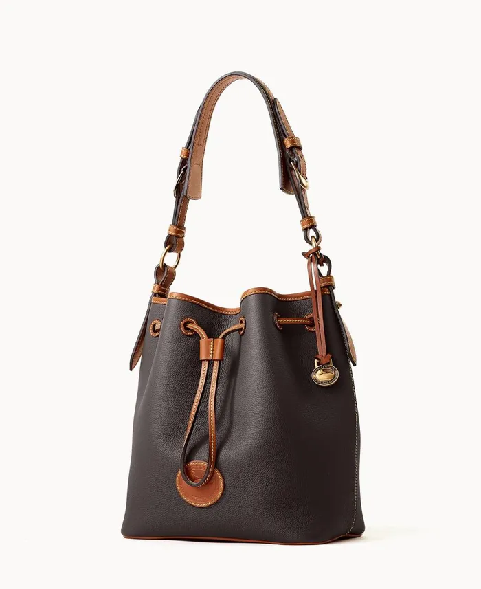 Woman All Weather Leather 30 Drawstring 25 Black Dooney and Bourke Shoulder Bags Woman All Weather Leather 30 Drawstring 25 Black Dooney and Bourke Shoulder Bags