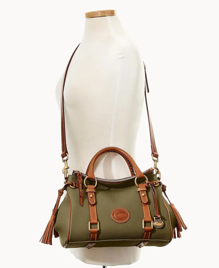 Woman All Weather Leather 30 Satchel 30 Green Dooney and Bourke Satchels Woman All Weather Leather 30 Satchel 30 Green Dooney and Bourke Satchels