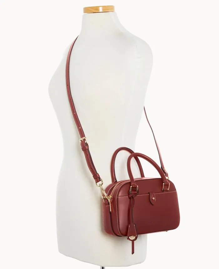 Woman Alto Small Shana Burgundy Dooney and Bourke Satchels Woman Alto Small Shana Burgundy Dooney and Bourke Satchels