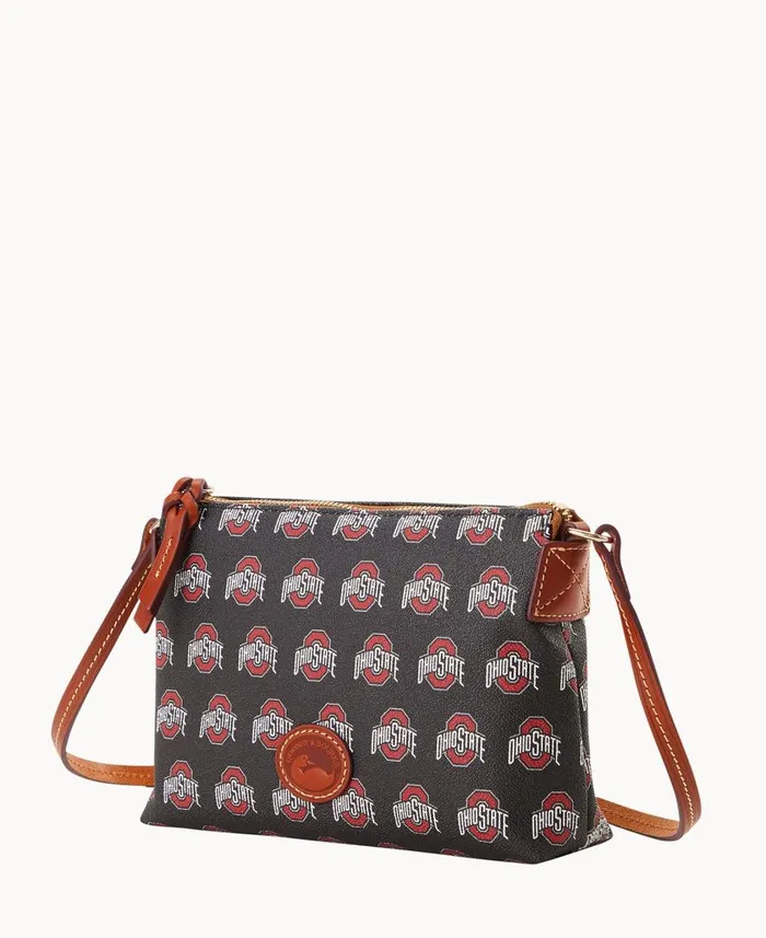 Woman Collegiate Ohio State University Crossbody Pouchette Ohio State Dooney and Bourke Crossbodies Woman Collegiate Ohio State University Crossbody Pouchette Ohio State Dooney and Bourke Crossbodies