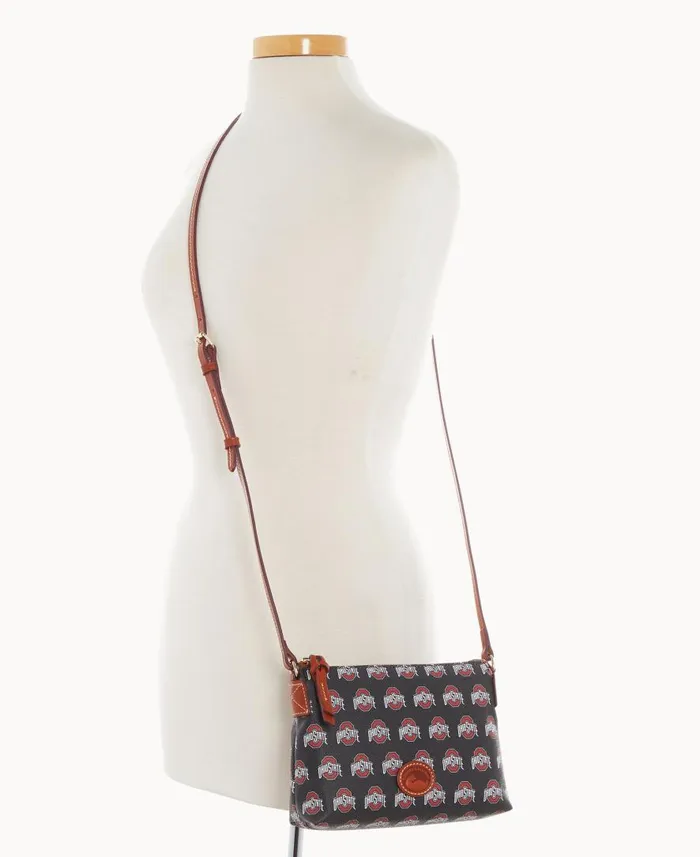 Woman Collegiate Ohio State University Crossbody Pouchette Ohio State Dooney and Bourke Crossbodies Woman Collegiate Ohio State University Crossbody Pouchette Ohio State Dooney and Bourke Crossbodies