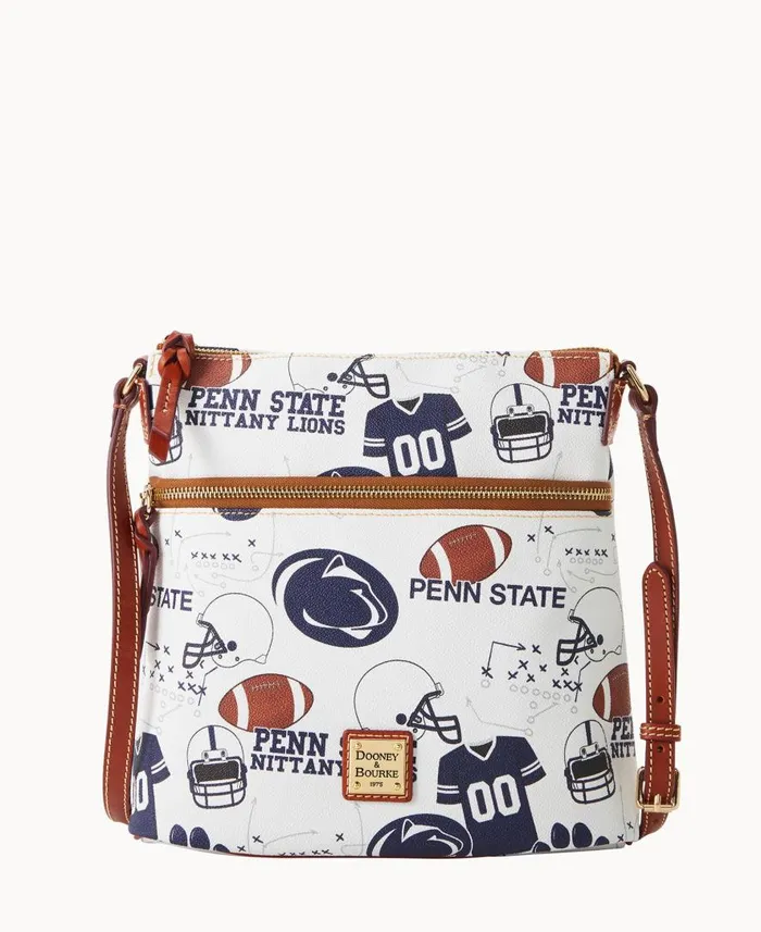 Woman Collegiate Penn State University Crossbody Penn State Dooney and Bourke Crossbodies