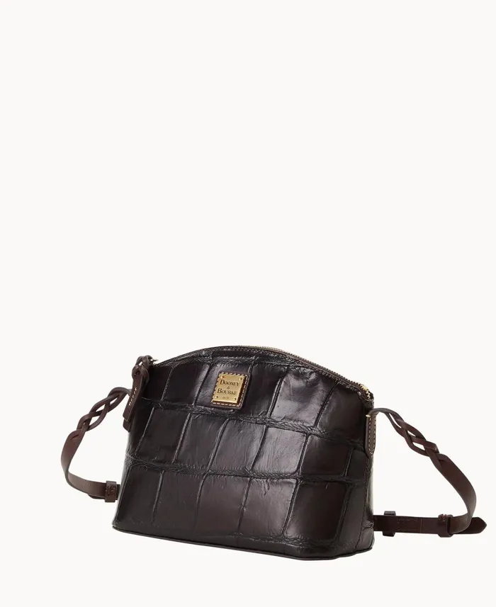 Woman Denison Penny Crossbody Espresso Dooney and Bourke Crossbodies Woman Denison Penny Crossbody Espresso Dooney and Bourke Crossbodies