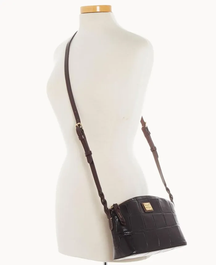 Woman Denison Penny Crossbody Espresso Dooney and Bourke Crossbodies Woman Denison Penny Crossbody Espresso Dooney and Bourke Crossbodies