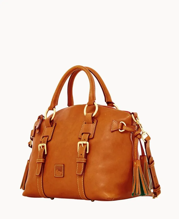 Woman Florentine Bristol Satchel Natural Dooney and Bourke Satchels Woman Florentine Bristol Satchel Natural Dooney and Bourke Satchels