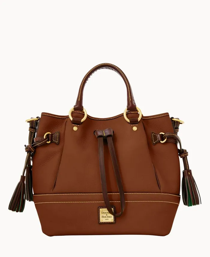 Woman Florentine Buckley Bag Chestnut Dooney and Bourke Satchels