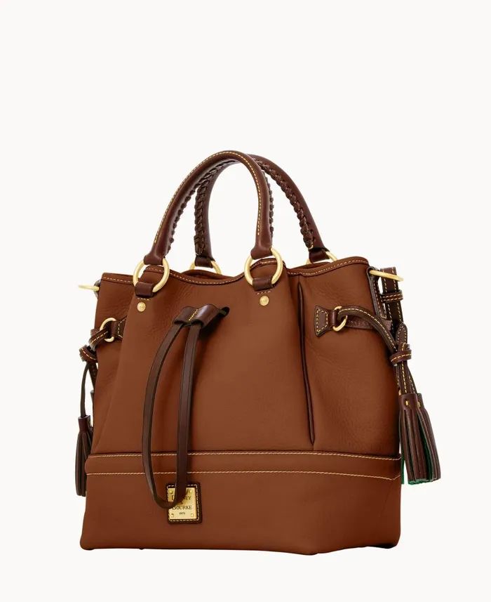Woman Florentine Buckley Bag Chestnut Dooney and Bourke Satchels Woman Florentine Buckley Bag Chestnut Dooney and Bourke Satchels