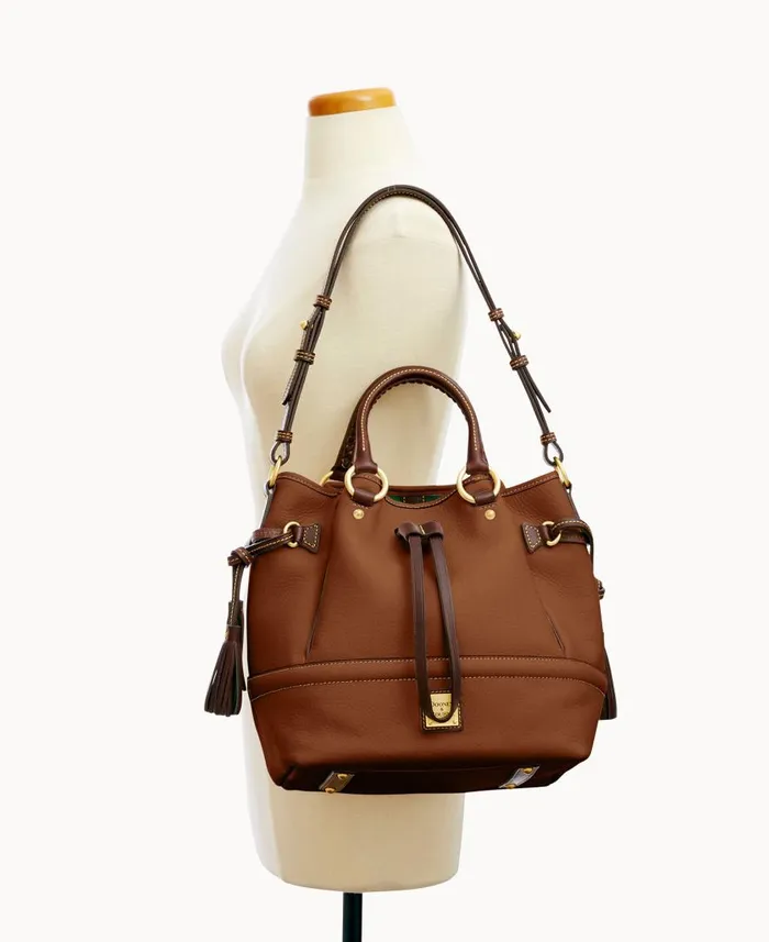 Woman Florentine Buckley Bag Chestnut Dooney and Bourke Satchels Woman Florentine Buckley Bag Chestnut Dooney and Bourke Satchels